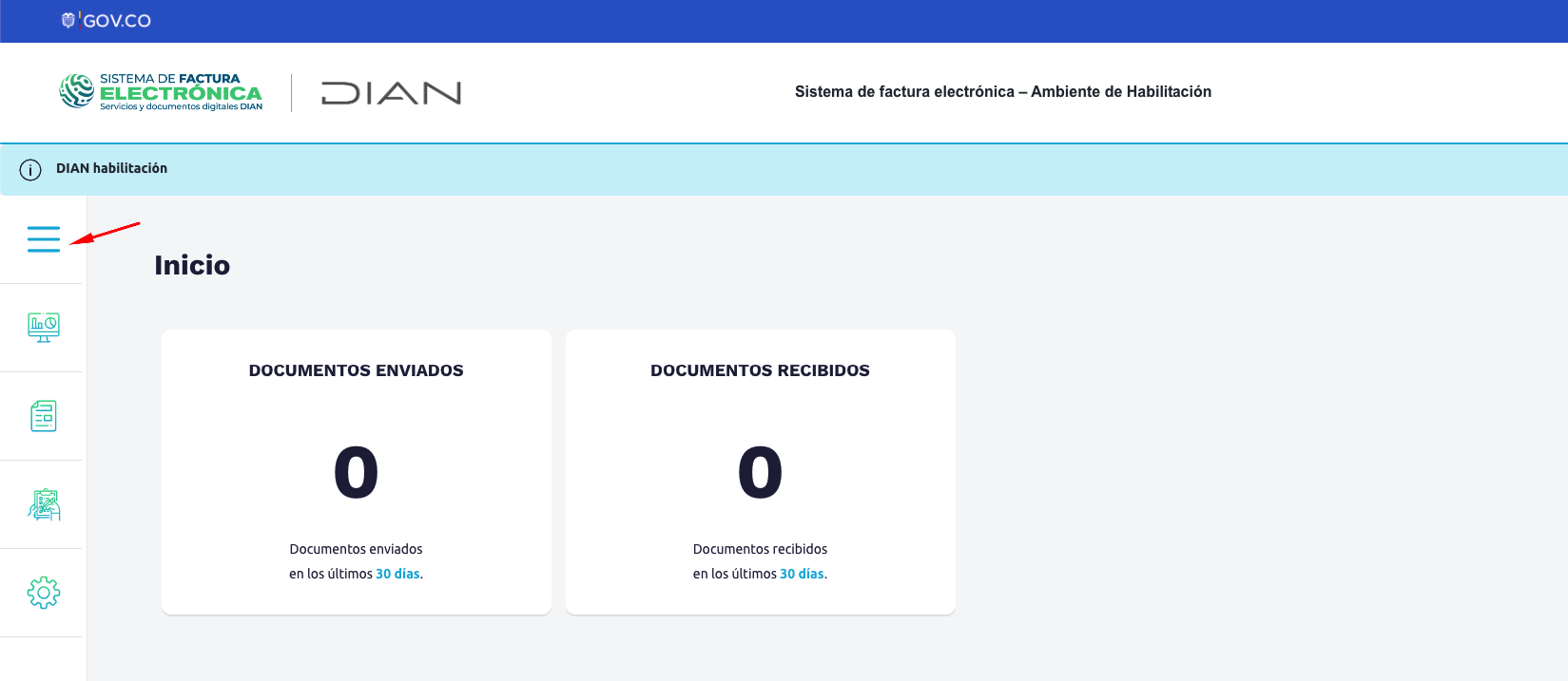 Sistema facturacion dian